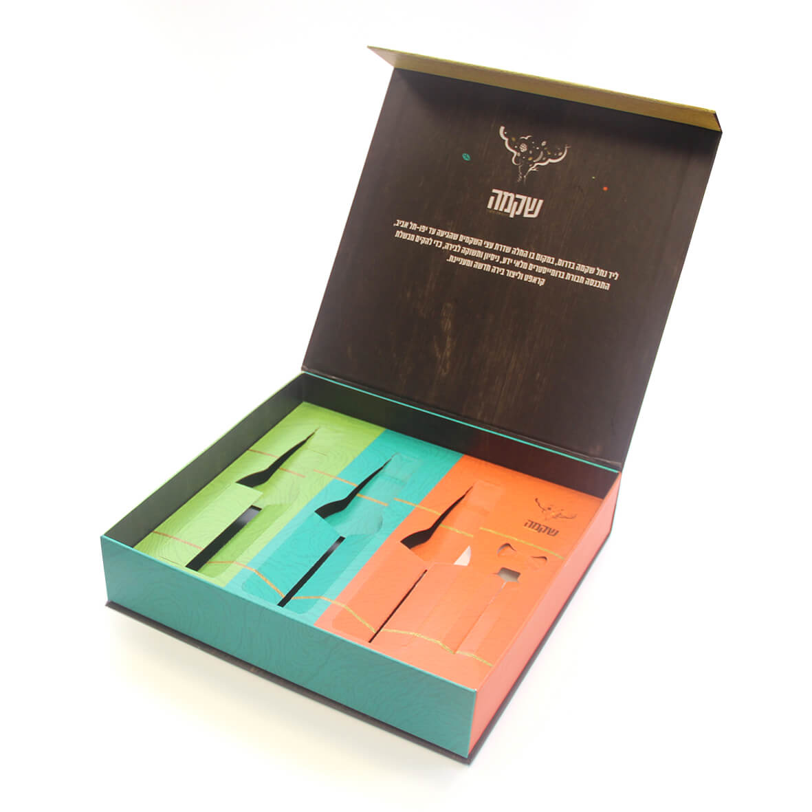 קופסא מעוצבת קשיחה עם סגירה מגנטית